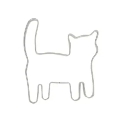 Uitsteekvorm kat, recycled rvs
