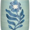 Vaas, steengoed, bloem, blauw, Ø11 x 20 cm