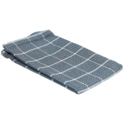 Vaatdoekje, bio-katoen, denimblauw ruitje