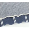 Vaatdoekjes, gebreid katoen, blauw, 2 stuks, 25 x 25 cm