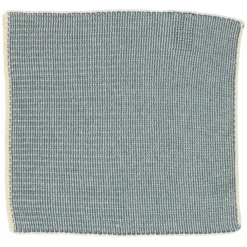 Vaatdoekjes, gebreid katoen, blauw, 2 stuks, 25 x 25 cm