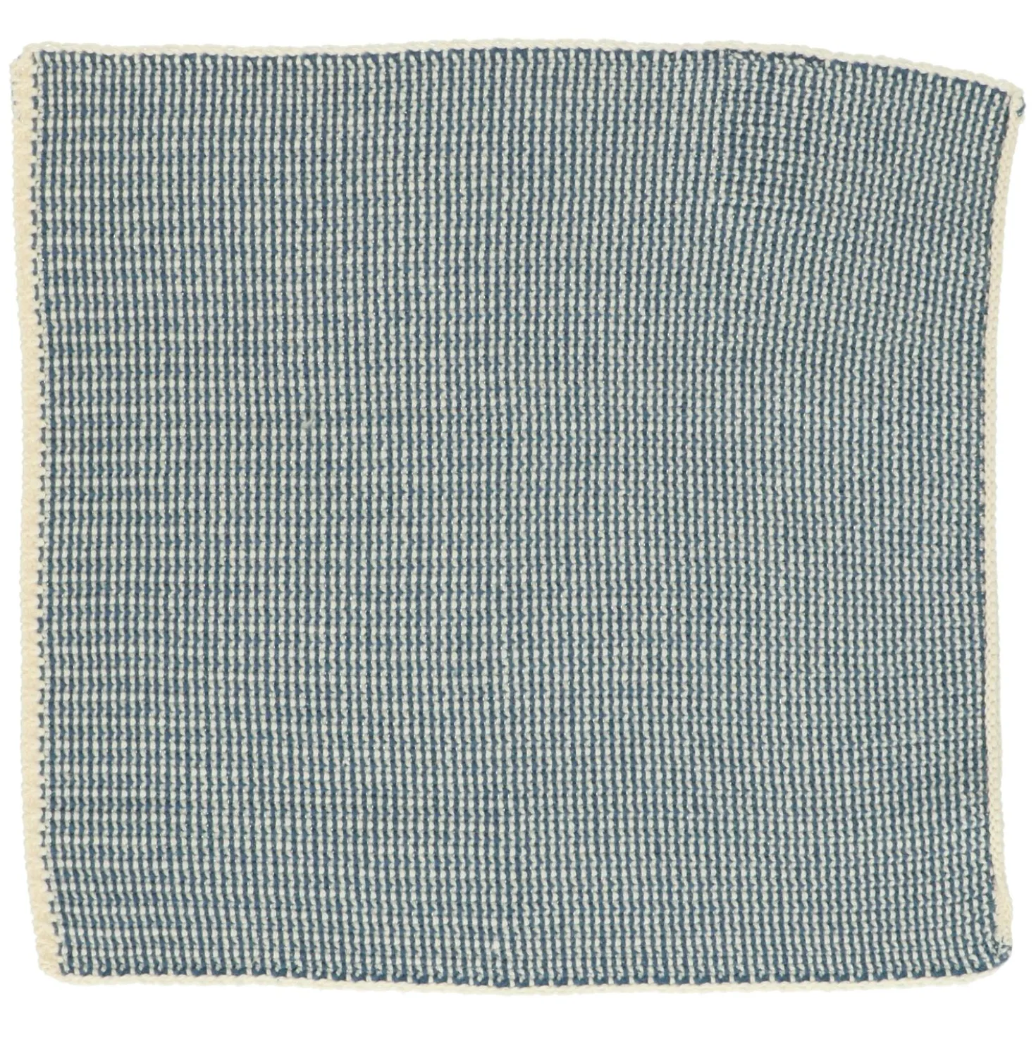 Vaatdoekjes, gebreid katoen, blauw, 2 stuks, 25 x 25 cm