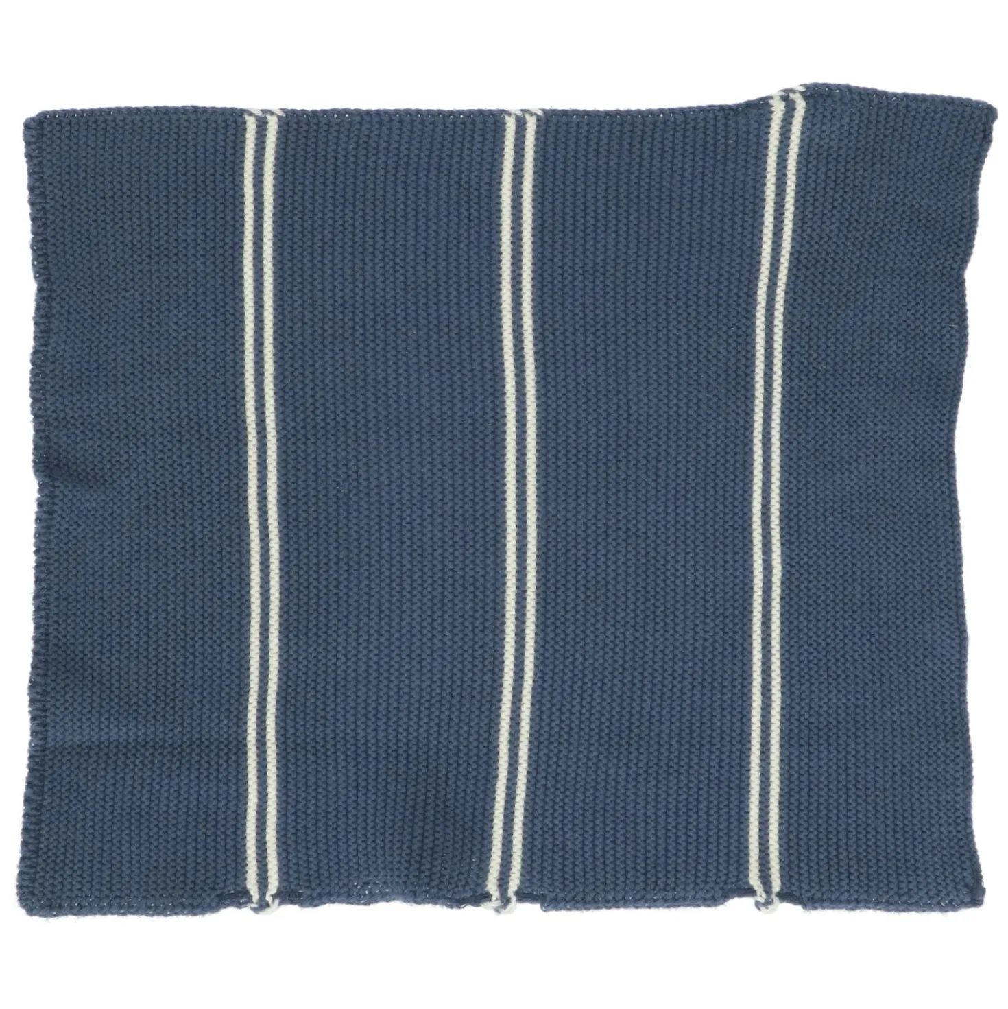 Vaatdoekjes, gebreid katoen, blauw, 2 stuks, 25 x 25 cm