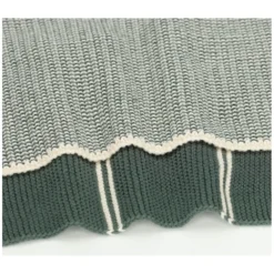 Vaatdoekjes, gebreid katoen, donkergroen, 2 stuks, 25 x 25 cm