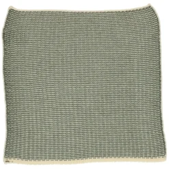 Vaatdoekjes, gebreid katoen, donkergroen, 2 stuks, 25 x 25 cm