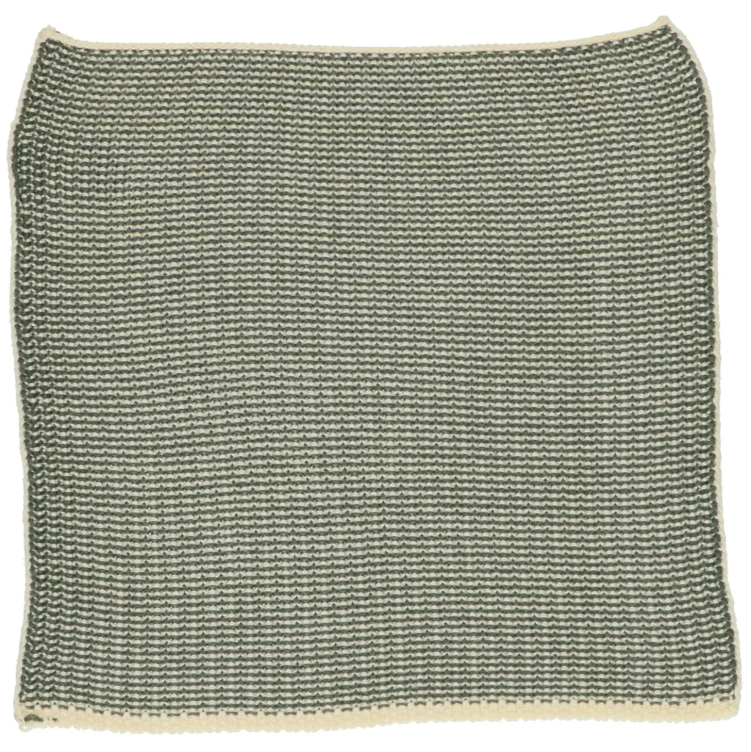 Vaatdoekjes, gebreid katoen, donkergroen, 2 stuks, 25 x 25 cm