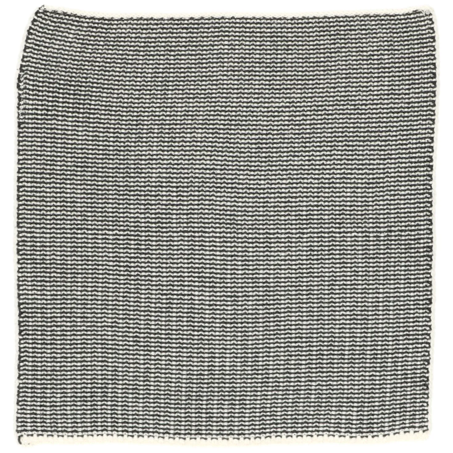 Vaatdoekjes, gebreid katoen, donkergrijs, 2 stuks, set 2, 25 x 25 cm