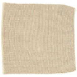 Vaatdoekjes, gebreid katoen, zand, 2 stuks, 25 x 25 cm