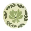 Velours kussen, bio-katoen, rond, Ø 40 cm, groen