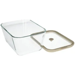 Vershoud/ovenschaal met deksel, hittebestendig glas, 2,5 liter