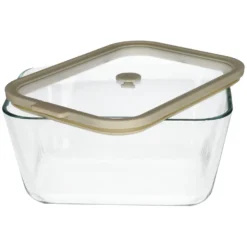 Vershoud/ovenschaal met deksel, hittebestendig glas, 2,5 liter