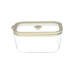 Vershoud/ovenschaal met glazen deksel, hittebestendig glas en siliconen, 750 ml