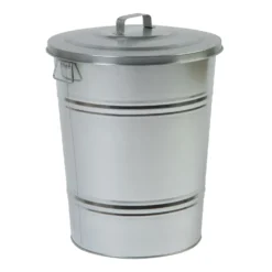 Vuilnisemmer taps, zink, 75 l