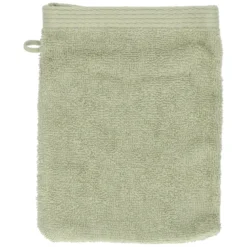 Washandje, Recycled katoen, Lichtgroen, 15 x 21 cm