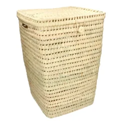 Wasmand, palmblad, vierkant