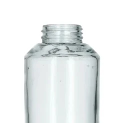 Waterfles met bamboedop, recycled glas, 670 ml
