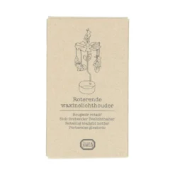 Waxinelichthouder draaiend, Pasen, metaal, ca. 15 cm