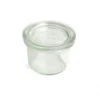 Weckpotje laag, 80 ml