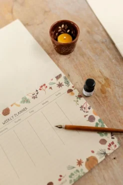 Weekplanner, specerijen, A4