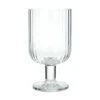 Wijnglas, geribbeld glas, stapelbaar, 340 ml