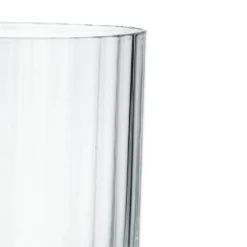 Wijnglas, geribbeld glas, stapelbaar, 270 ml
