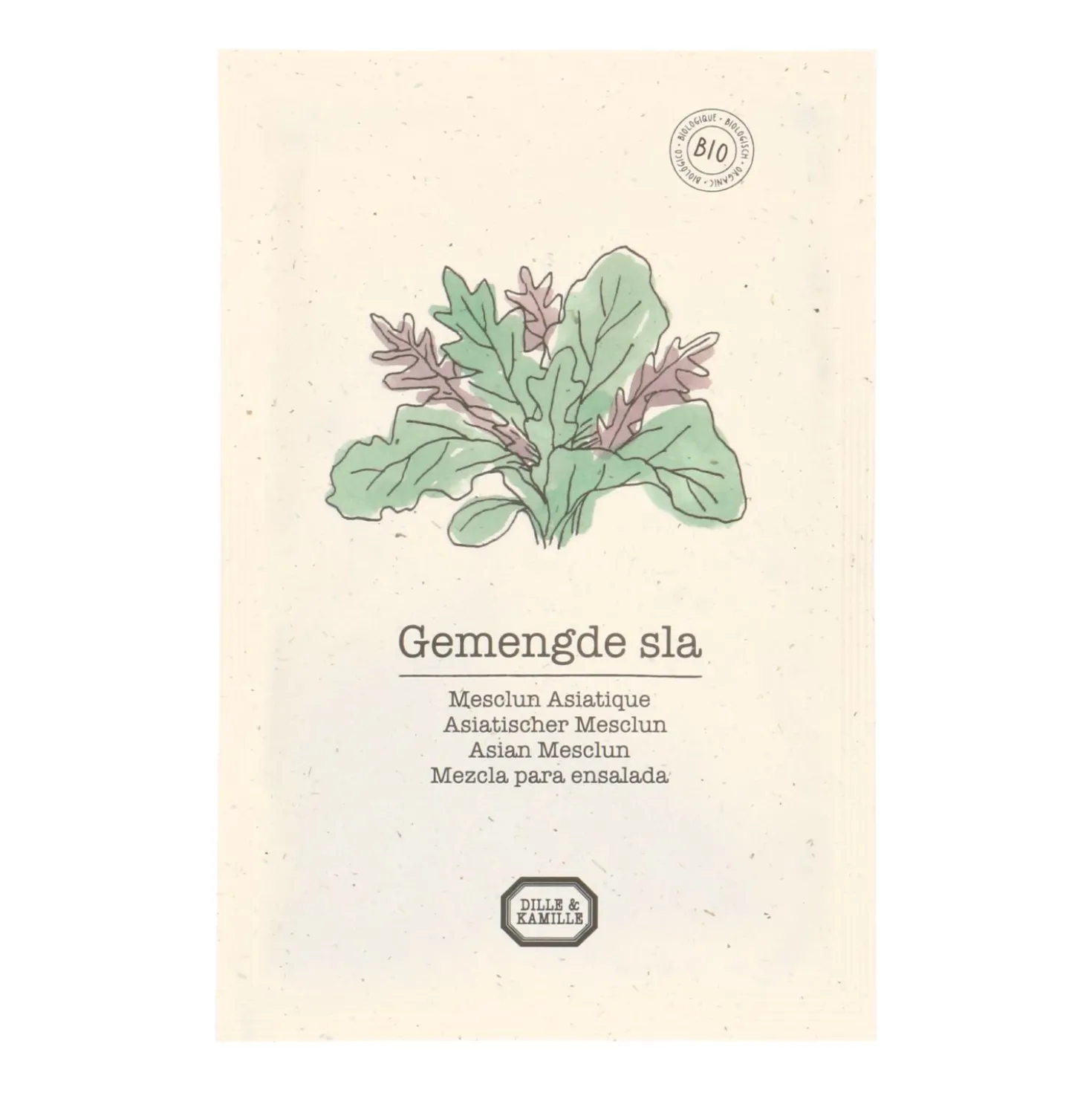 Zadenmengsel, biologisch, gemengde sla, 3 g