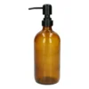 Zeeppomp, bruin glas, 500 ml